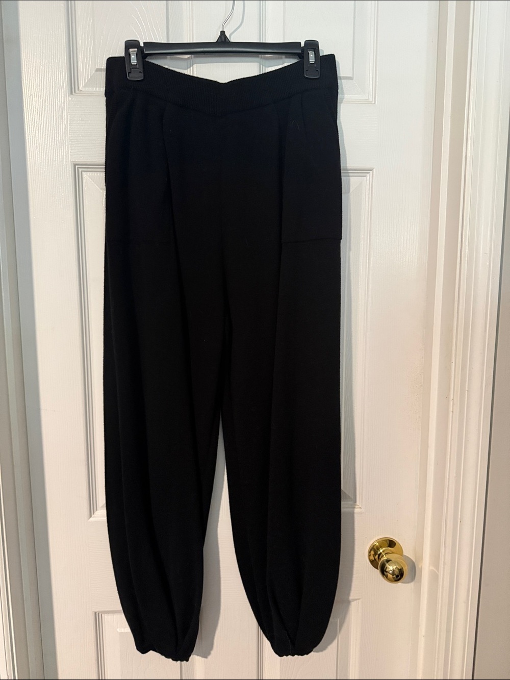 Amazon Essentials Black Knit Jogger Pants